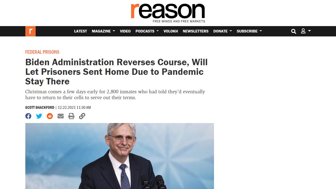 Biden Administration Reverses Course, Will Let Prisoners Sent Home Due ...